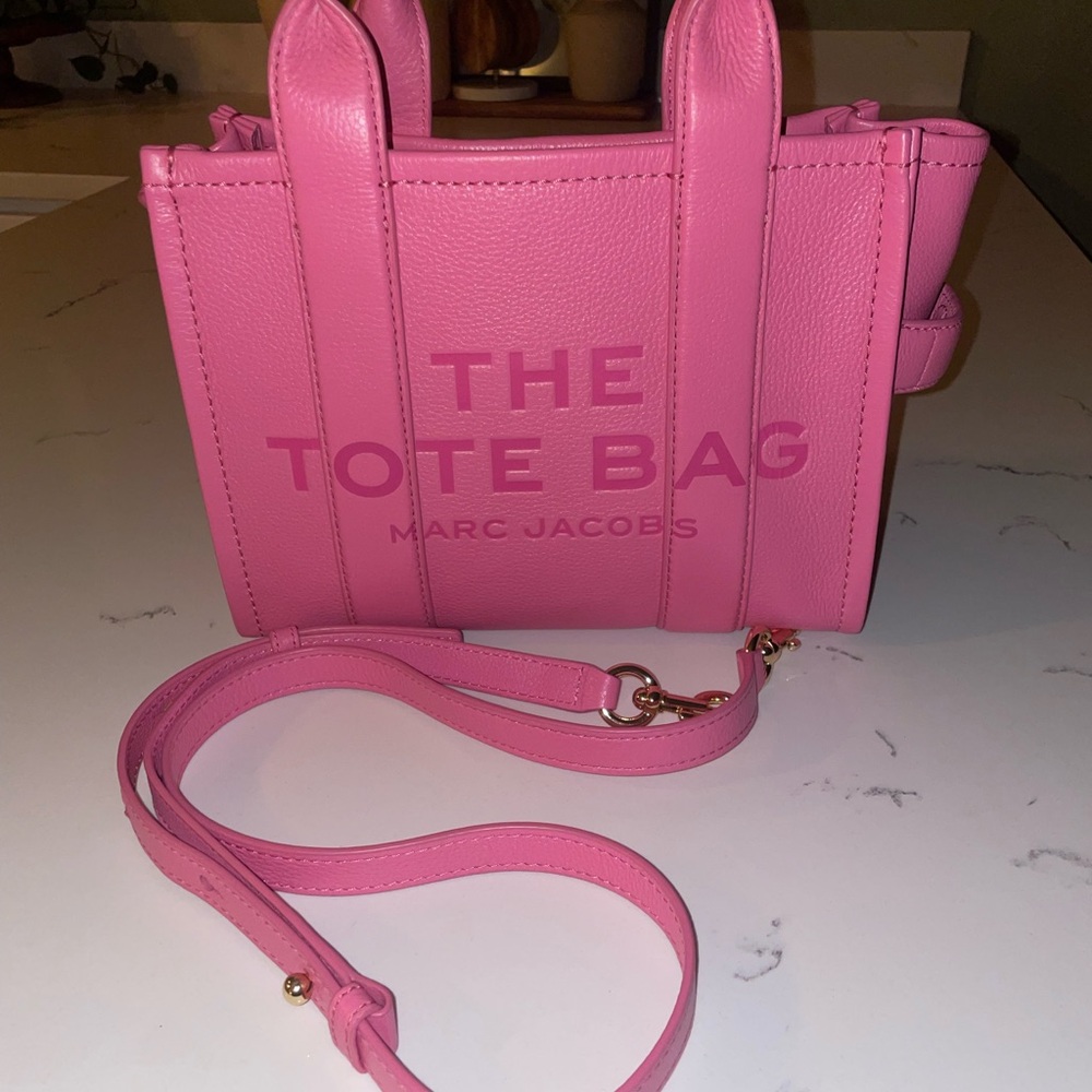 Marc Jacobs Vibrant Pink Tote Bag
